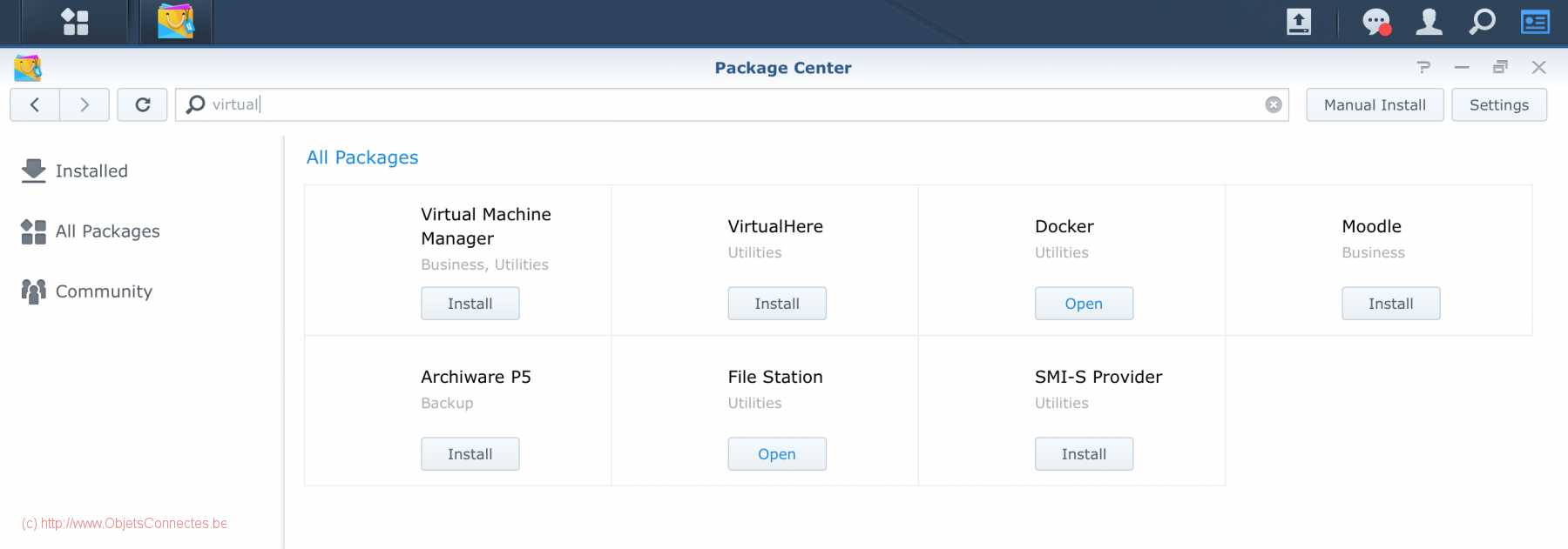 Installation Virtual Machine Manager